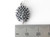 Hedgehog sterling silver charm .925 x 1 Hedge Hog Hedgehogs charms side view