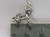 Baby crawling sterling silver charm .925 Babies and Babys charms side view