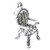 Chair sterling silver charm .925 x 1 Chairs Seating charms