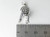 Chair sterling silver charm .925 Chairs Seating charms side view