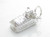 Mouse in a Sardine Tin Bed sterling silver charm .925 Mice Charms additional view
