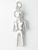 Rag Doll sterling silver charm .925 x 1 Raggy Dolls charms