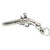 Pistol gun sterling silver charm .925 x 1 Pistols and Guns charms