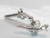 Pistol gun sterling silver charm .925 Pistols and Guns charms alternate view