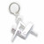 Masonic Symbol small sterling silver charm .925 Masons charms