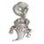 Cyclone Hurricane sterling silver charm .925 Wild Weather charms