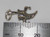 Cyclone Hurricane sterling silver charm .925 Wild Weather charms side view