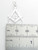 Masonic sterling silver charm .925 x 1 Mason Charms Masons Pendants