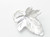 Leaf sterling silver charm .925 Leaves charms additional view