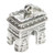 Arc de Triomphe sterling silver charm .925 French Landmark charms