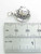 Ladies Hat sterling silver charm .925 x 1 Ladys Hats charms detail