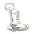 Cowboy boot sterling silver opening charm .925 Cowgirl boots charms