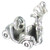 Golf Cart sterling silver charm .925 x 1 Golfing Golfer carts charms image 6