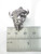 Bull sterling silver pendant .925 Taurus Bulls Zodiac pendants size example