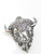 Bull sterling silver pendant .925 x 1 Taurus Bulls Zodiac pendants image 6