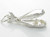 Jonah In Whale sterling silver charm .925 x 1 Whales charms additional view