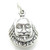William Shakespeare Head sterling silver charm .925 x 1 England charms