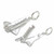 Space Shuttle opening sterling silver charm .925 Spacecraft charms
