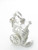 Hansom Cab sterling silver charm .925 Victorian Transport charms side view