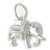 Elephant sterling silver charm .925 x 1 Elephants charms D