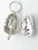Acorn with Squirrel inside sterling silver opening charm .925 x 1 charms