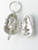 Acorn with Squirrel inside sterling silver opening charm .925 charms alternate view