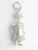 Victorian Lady sterling silver charm .925 Victorians charms extra view