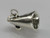 Megaphone sterling silver charm .925 x 1 Loudhailers charms size example