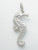Seahorse sterling silver charm .925 Sea Horse Seahorses charms A1 additional view
