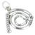 Whip sterling silver charm pendant .925 Whips Pendants charms
