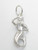 Mermaid looking in Mirror sterling silver charm .925 x 1 Mermaids charms additional view