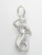 Mermaid looking in Mirror sterling silver charm .925 Mermaids charms additional view
