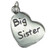 Big Sister sterling silver charm .925 charms for Sisters