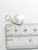 Oyster Shell sterling silver charm .925 Shells Charms Does not open size example