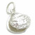 Oyster Shell sterling silver charm .925 Shells Charms Does not open A1