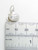 Oyster Shell sterling silver charm .925 Shells Charms Does not open A1 detail