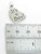 Its A Boy Heart sterling silver charm .925 charm Newborn babies boys detail