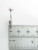 Its A Girl Heart sterling silver charm .925 New Born baby girls side view