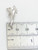 Dolphin sterling silver charm .925 Dolphins charms H side view