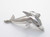 Dolphin sterling silver charm .925 x 1 Dolphins charms H