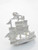 Galleon ship opening sterling silver charm .925 x 1 Boats Ships charms side view