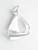 Yacht sterling silver charm .925 Sailing Boats charms extra view