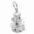 Helter Skelter sterling silver charm .925 x 1 Funfair Fairground charms