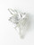 Hibiscus flower sterling silver charm .925 Plants and Flowers charms alternate view