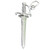 Sword sterling silver charm .925 Weapon Swords Weapons charms