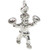 Georgie Porgie sterling silver charm .925 Nursery rhyme charms