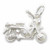 Motorbike sterling silver charm .925 Motor Bike Motorbikes charms