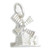 Windmill sterling silver charm .925 x 1 Windmills charms