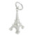 Eiffel Tower Sterling Silver Charm .925 x 1 Paris France French Charms
