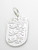 Jersey Crest sterling silver charm .925 x 1 Travel Country Jersey charms additional view